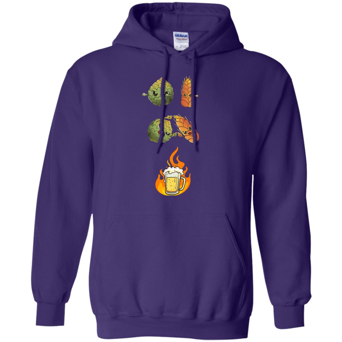 Beer Lover T-shirt Beer Fusion Purple