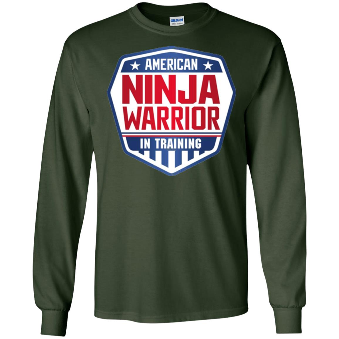 American Ninja Warrior In Training T-shirt Forest Green