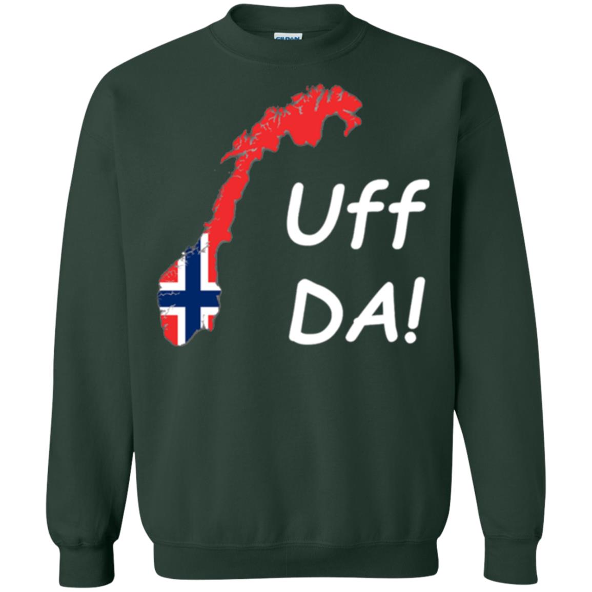 Norwegian Uff Da T-shirt Forest Green