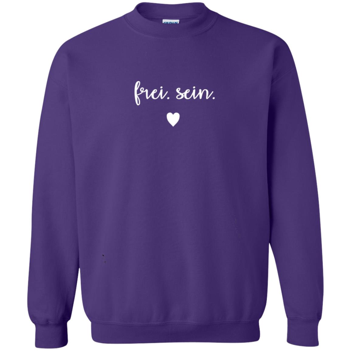 Frei Sein To Be Free German Inspirational Shirt Purple