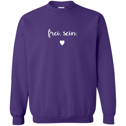 Frei Sein To Be Free German Inspirational Shirt Purple