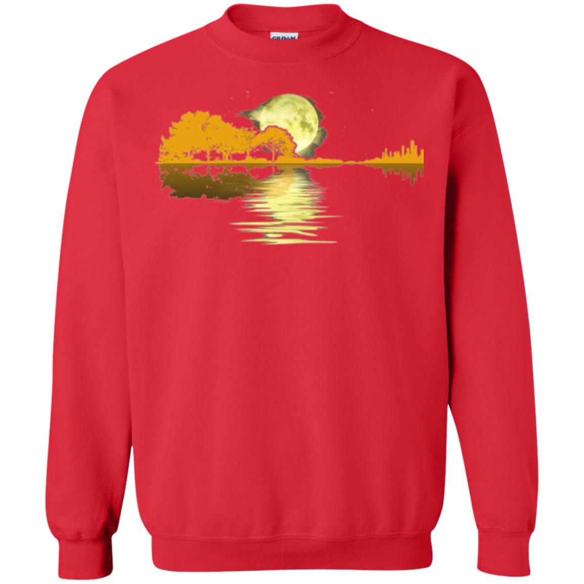 Guitar Lake Shadow T-shirt Red