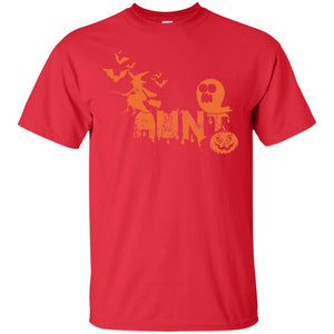 Halloween Pumpkin Aunt Auntie Family ShirtG200 Gildan Ultra Cotton T-Shirt