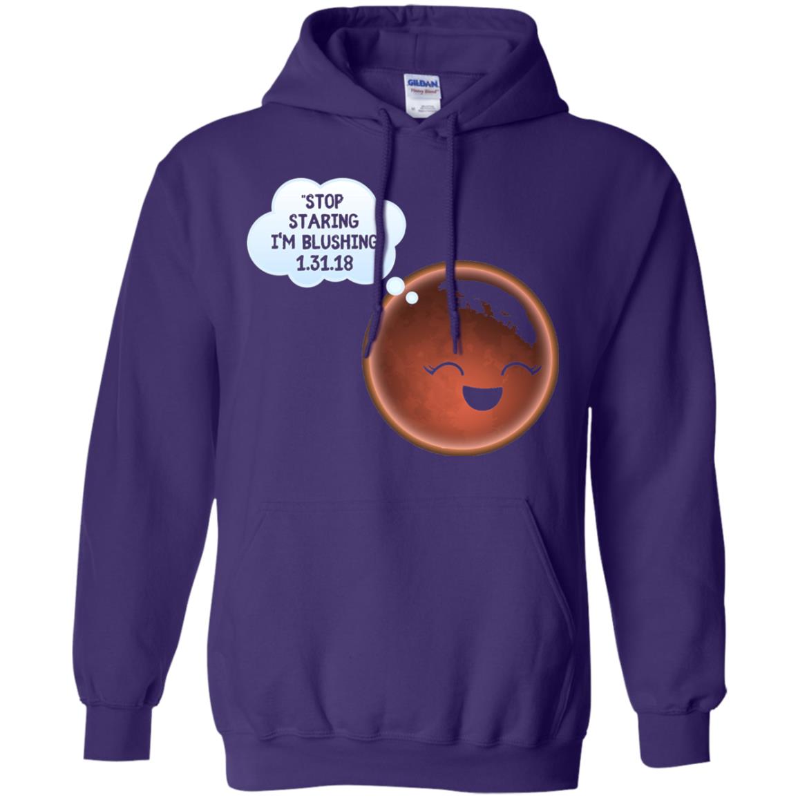 Celestial Total Lunar Eclipse 2018 T-shirt Funny Meme Purple