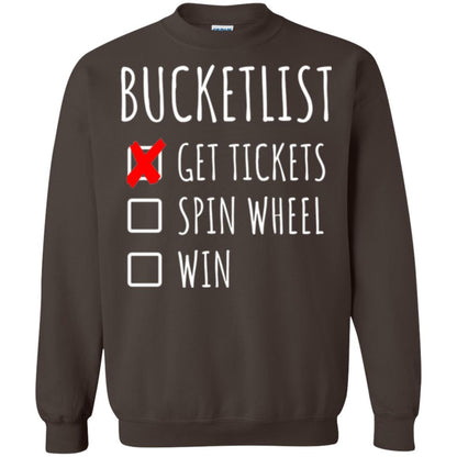 Game Show T-shirt Bucket List Spin Wheel Win Dark Chocolate
