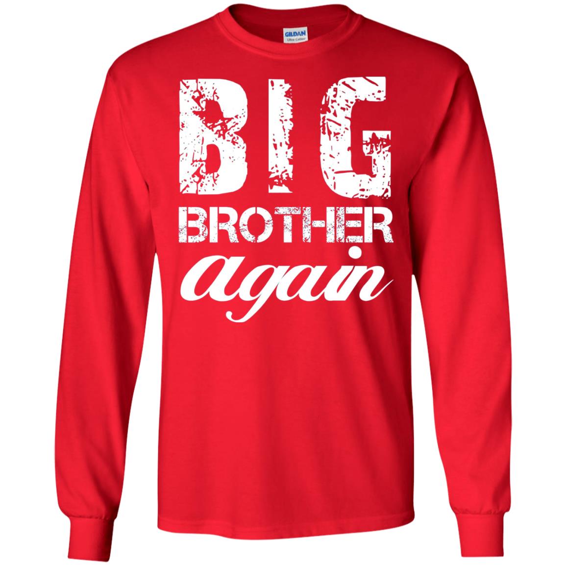 Big Brother Again T-shirt New Baby Red