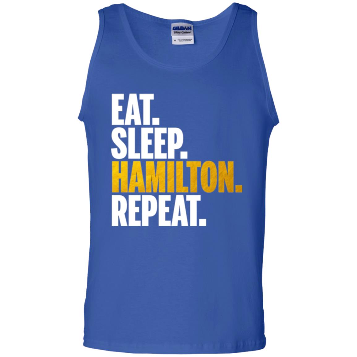 Hamilton T-shirt Eat Sleep Hamilton Repeat Royal