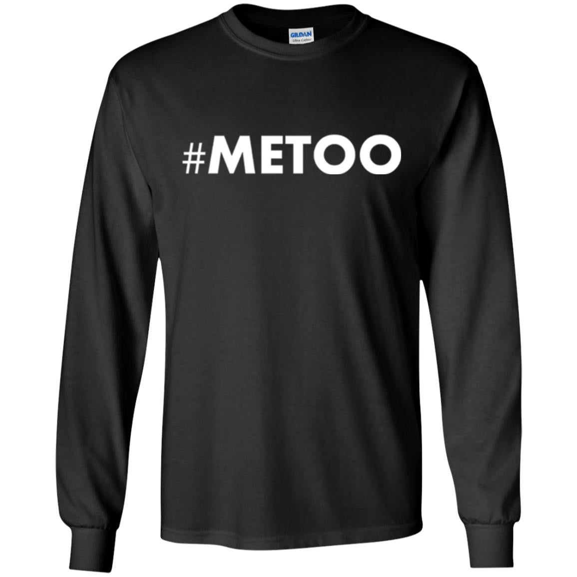 Sexual Harassment Awareness T-shirt Hashtag Me Too Black