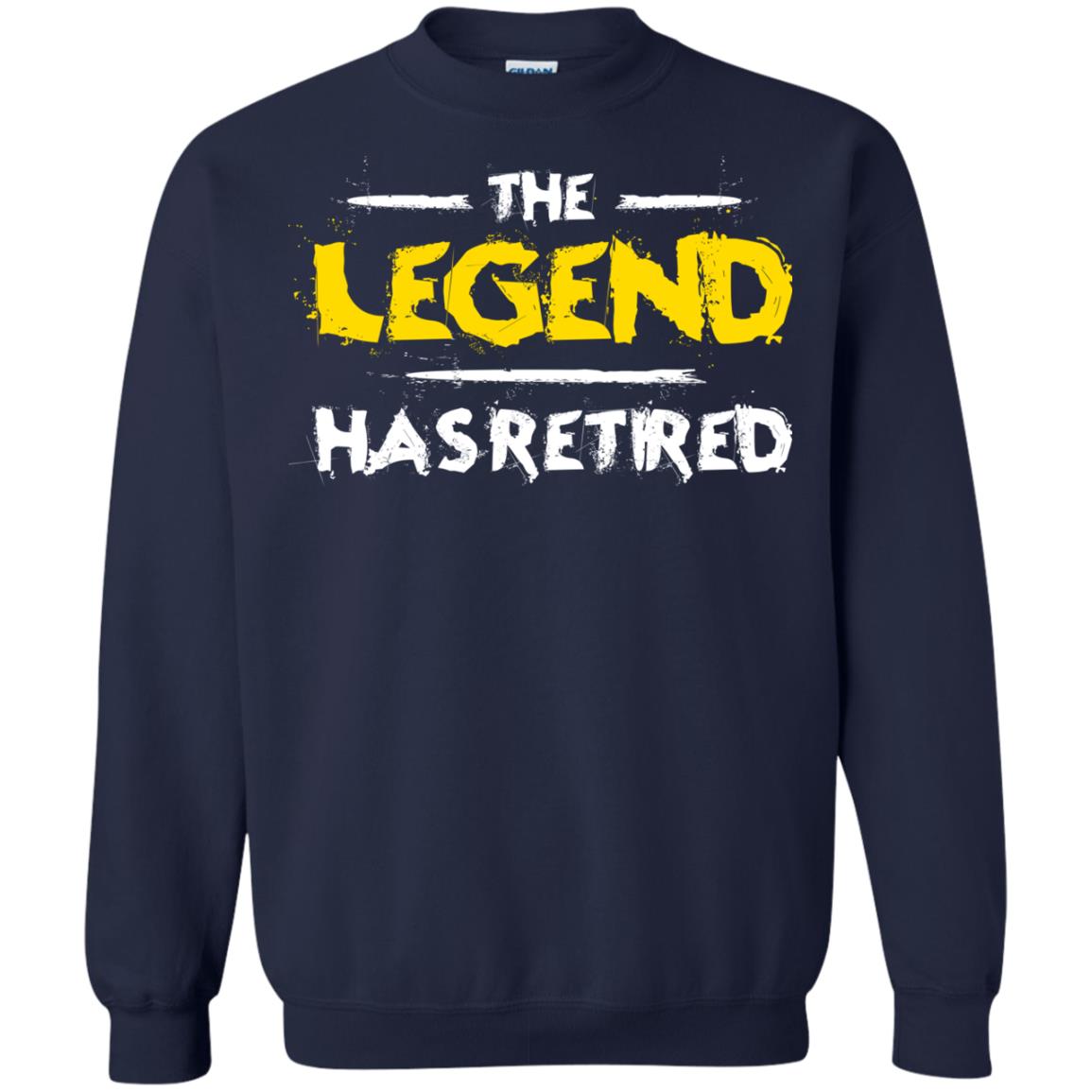 Retirement T-shirt The Legend Has Retired Navy