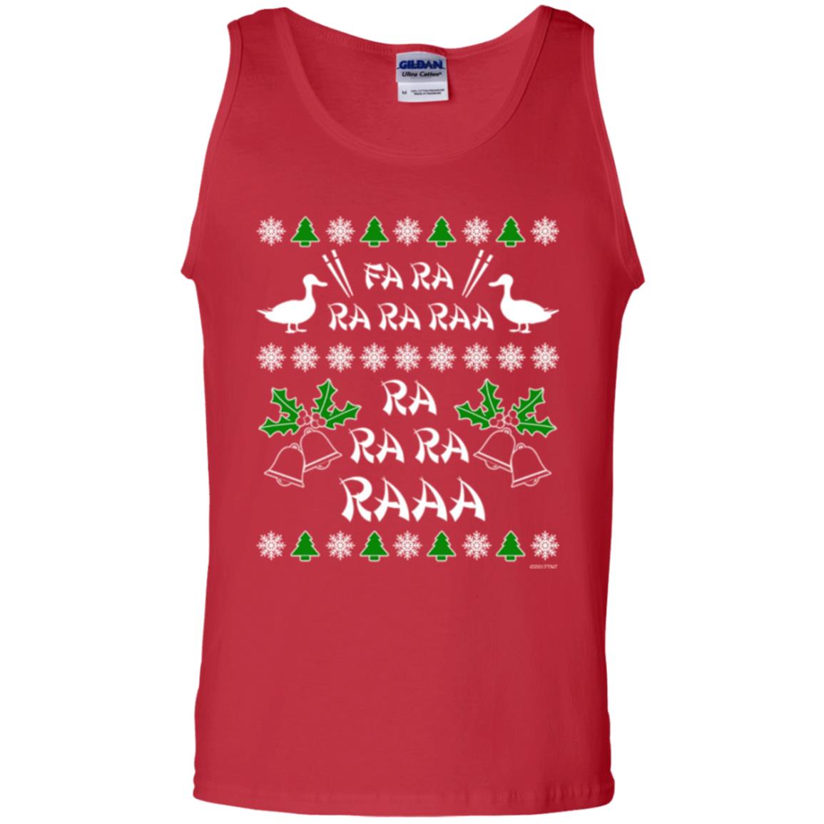 Christmas T-shirt Fa Ra Ra Chinese Duck Dinner Red
