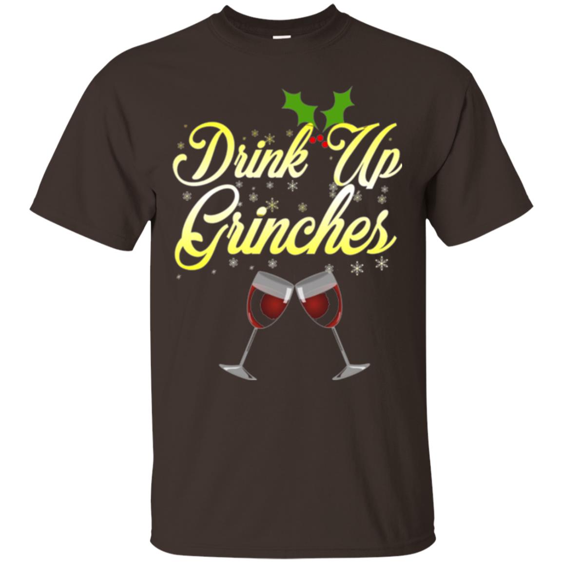 Christmas T-shirt Drink Up Grinches Dark Chocolate