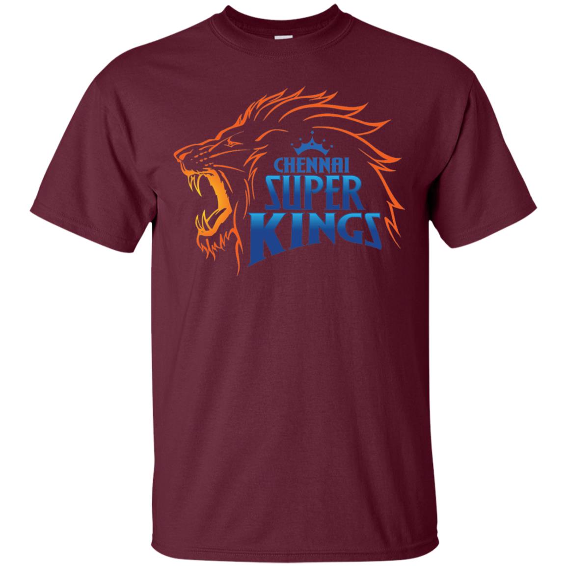 Chennai Super Kings Cricket Fans 2018 T-shirt Maroon