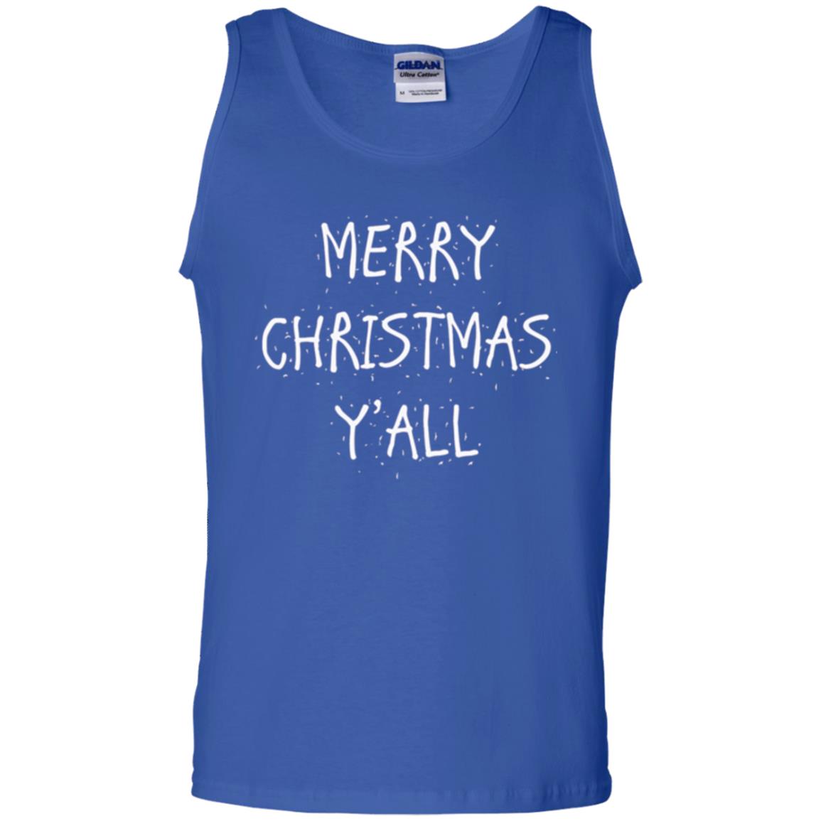 Christmas T-shirt Merry Christmas Y_all Royal