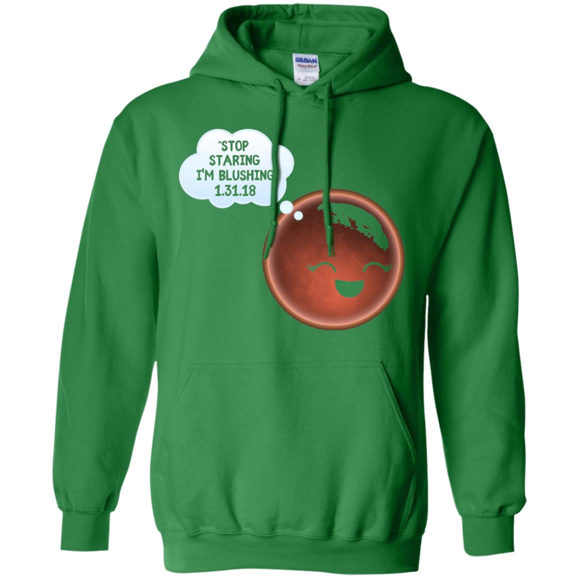 Celestial Total Lunar Eclipse 2018 T-shirt Funny Meme Irish Green