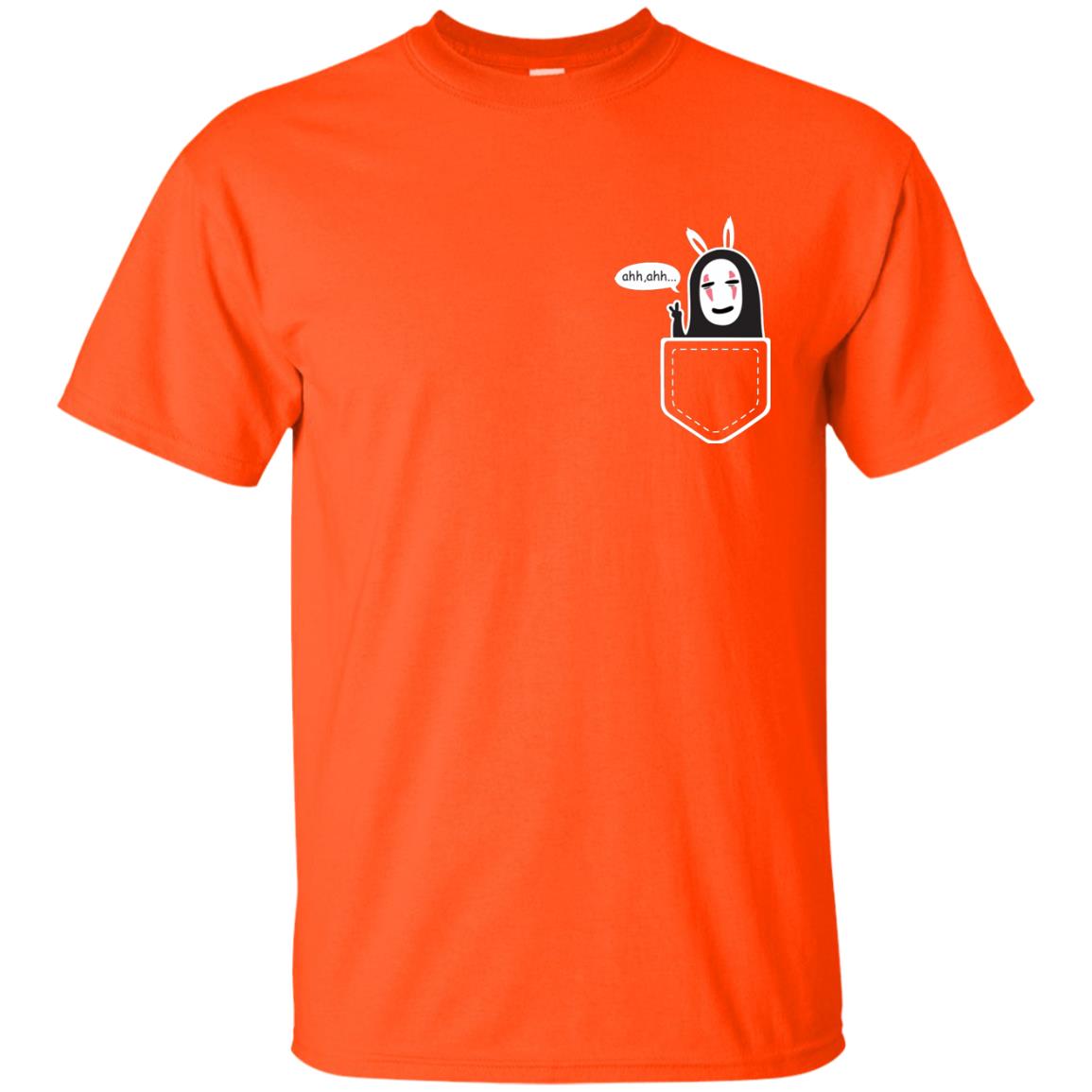 Kaonashi In Pocket Shirt Orange