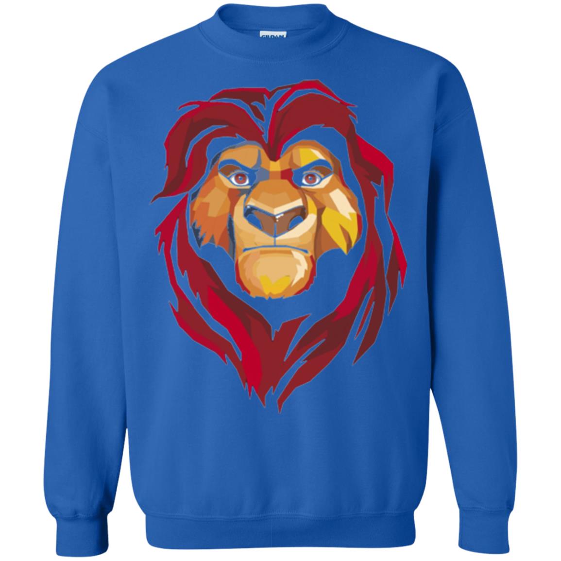 Cartoon Lover T-shirt Lion King Mufasa Geometrics Graphic Royal