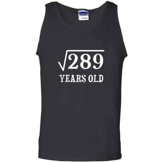 Brithday T-shirt Square Root Of 289 Black