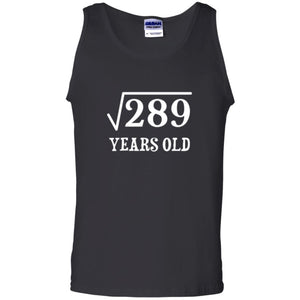 Brithday T-shirt Square Root Of 289