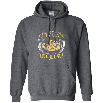 Old Man Who Trains Jiu Jitsu Jiu Jitsu T-shirt Dark Heather
