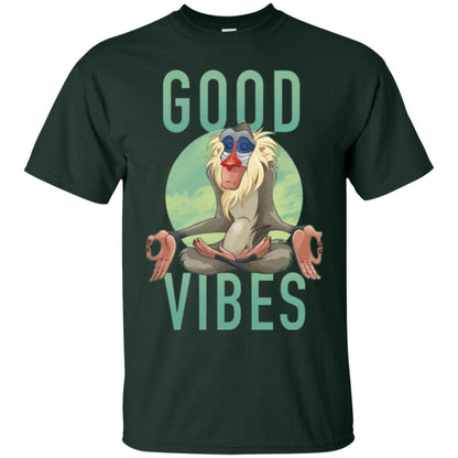 Rafiki Meditate Good Vibes T-shirt Forest Green