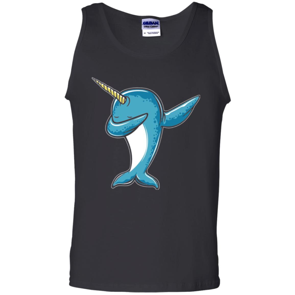 Dabbing Narwhal T-shirt Black