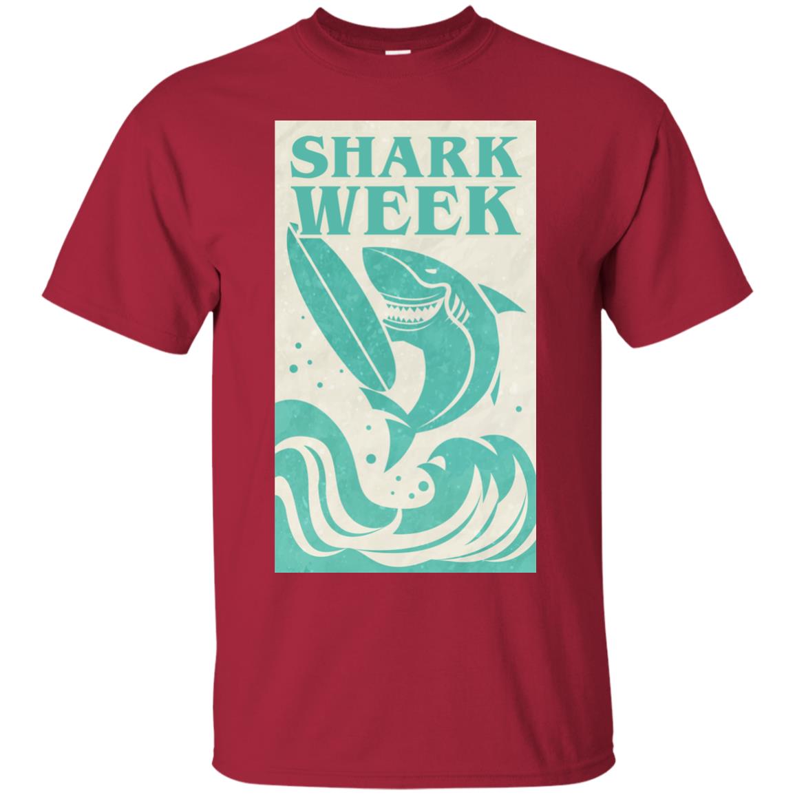 Shark Week Shirt Cardinal