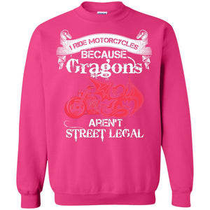 Motocross T-shirt Because Dragons Aren_t Street Legal