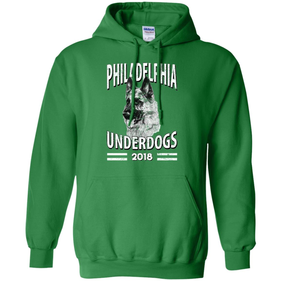 Dog Lover T-shirt Philadelphia Underdogs 2018 T-shirt Irish Green