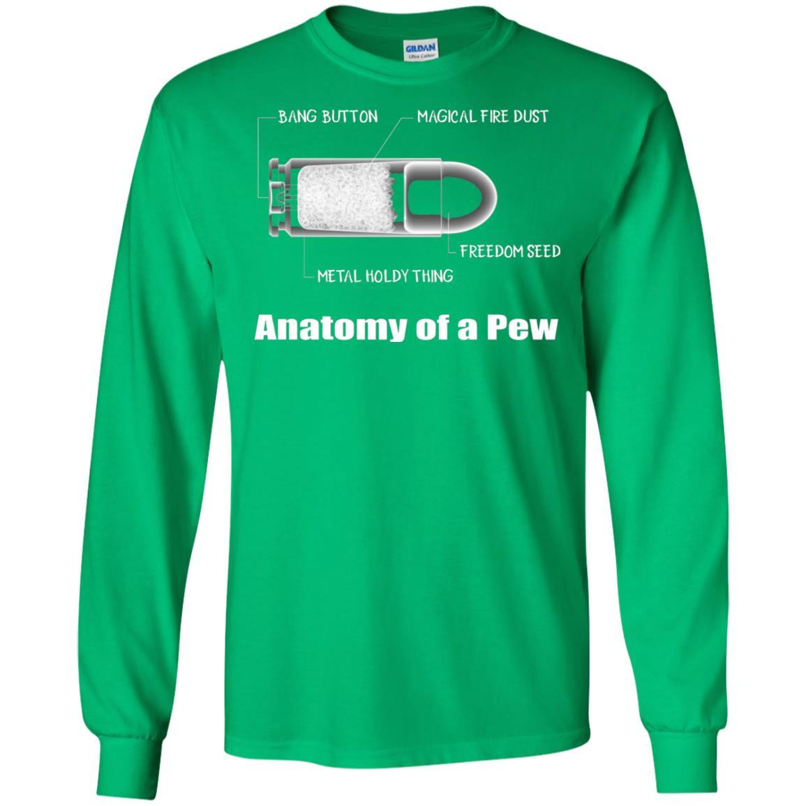 Bullet T-shirt The Anatomy Of A Pew Irish Green