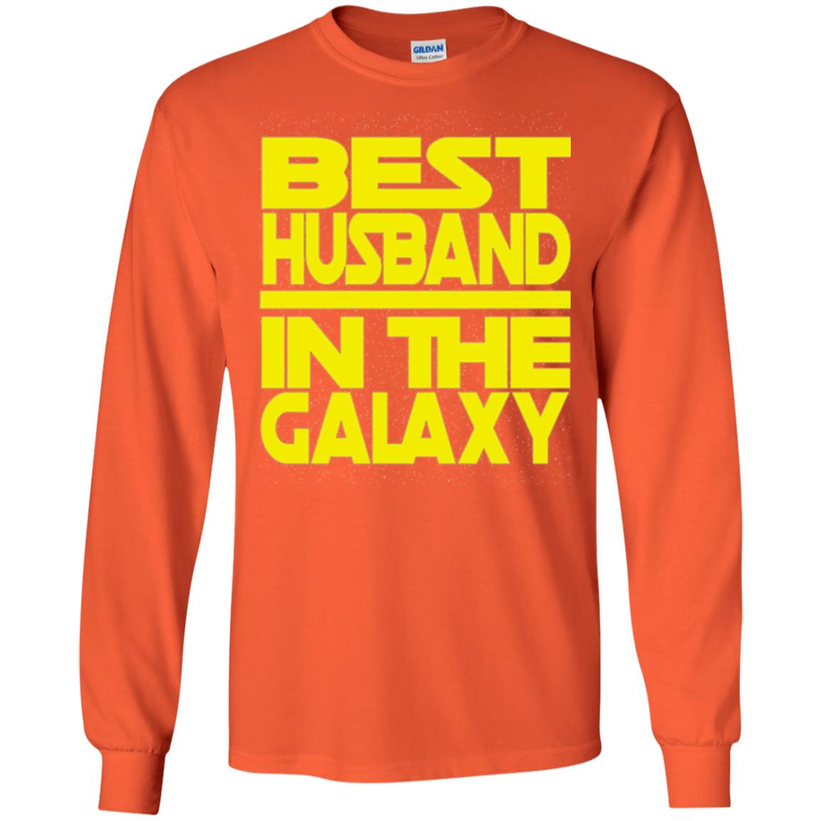 Best Husband In The Galaxy T-shirt Orange