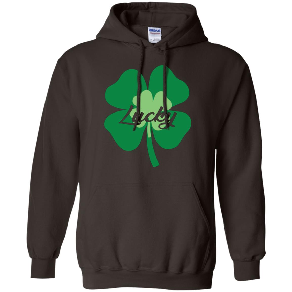 Saint Patrick's Day T-shirt Lucky Leprechaun Dark Chocolate