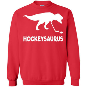 Hockey T-shirt Hockey Dinosaur Hockeysaurus T-shirt