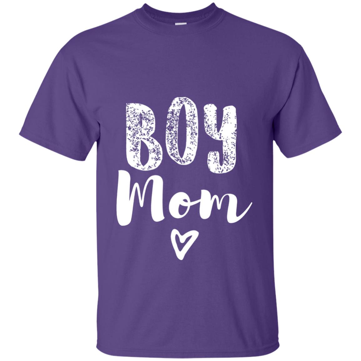Cute Boy Mom T-shirt Purple