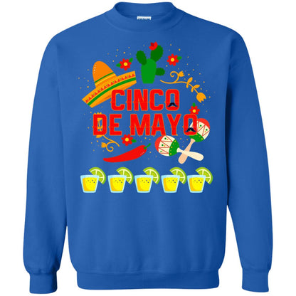 Fiesta Cinco De Mayo T-shirt Royal