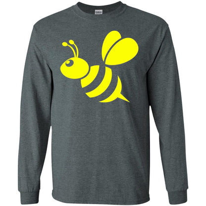 Yellow Honeybee Bee Lover T-shirt Dark Heather
