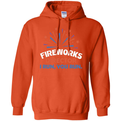 Fireworks Director I Run You Run Shirt Orange