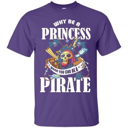 You Can Be A Pirate Cool Pirate Gift Shirt For Girls Purple
