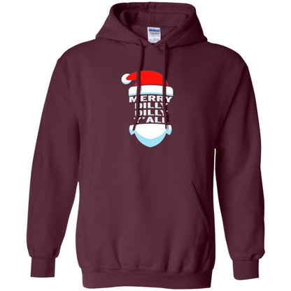 Christmas T-shirt Dilly Dilly Y_all Santa Claus Maroon