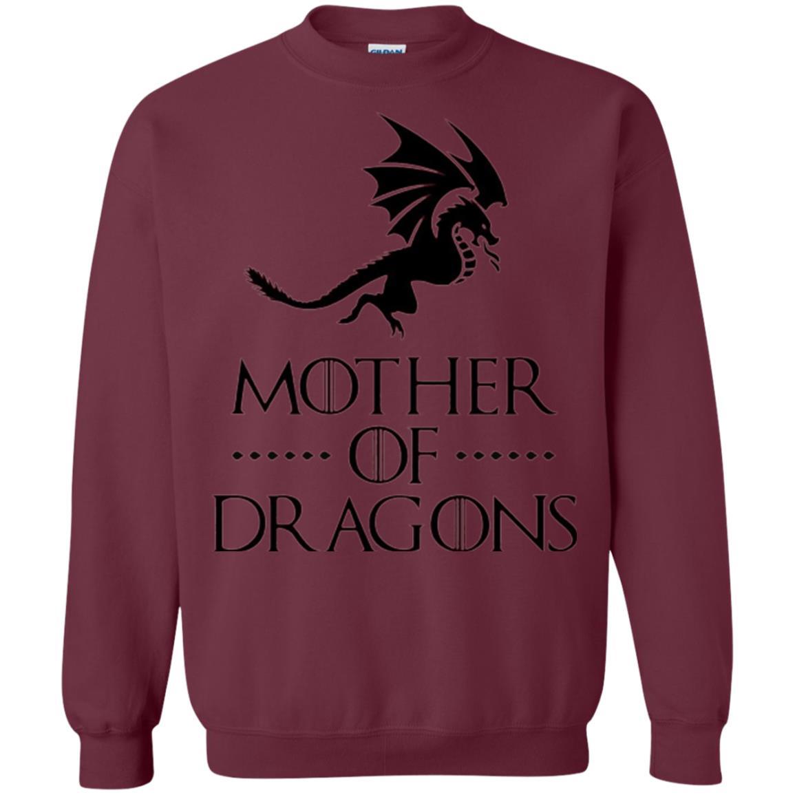 Throne Dragon T-shirt Mother Of Dragons Game Maroon