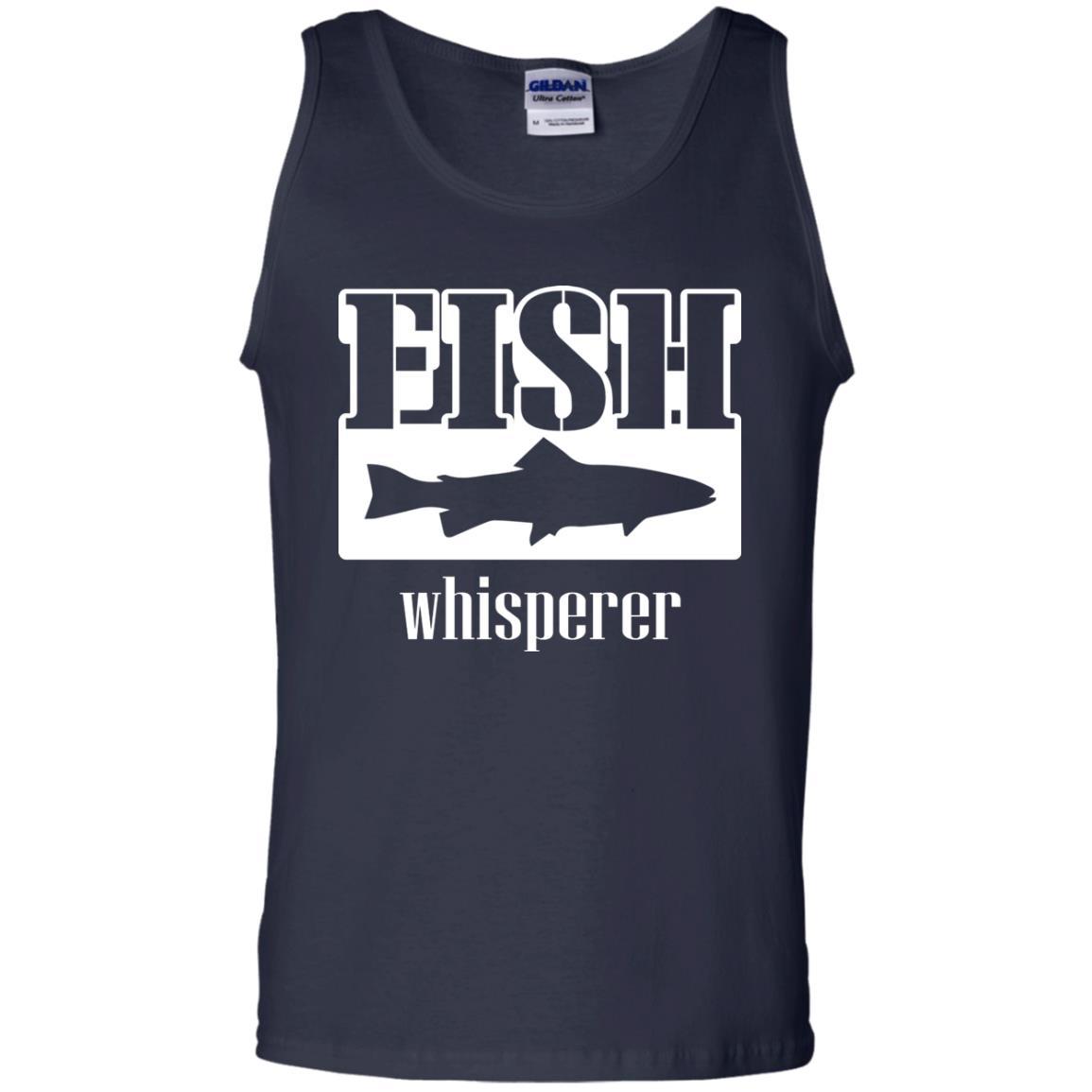 Fishing Lover T-shirt Fish Whisperer Navy