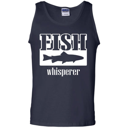 Fishing Lover T-shirt Fish Whisperer Navy