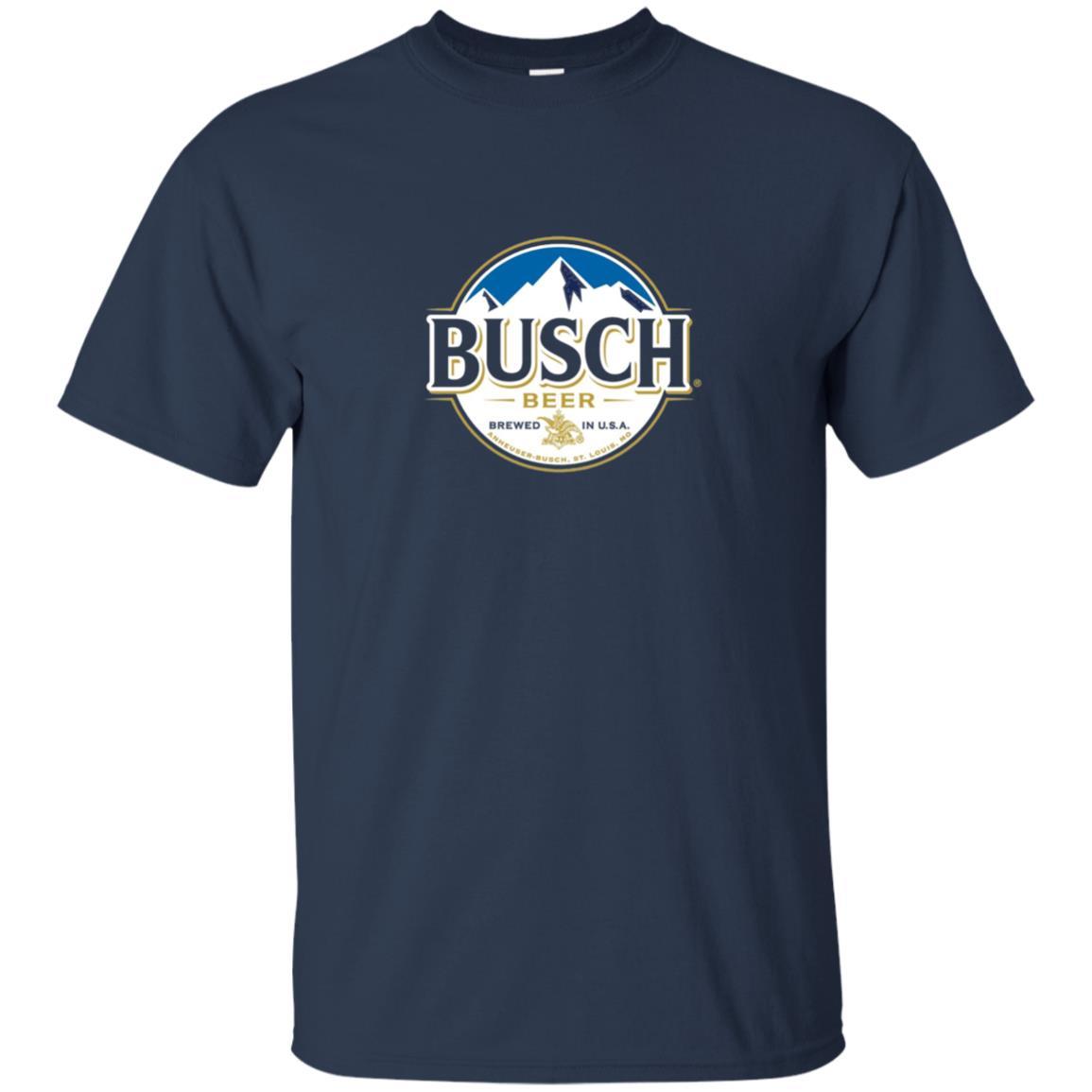 Beer Lovers T-shirt Busch Beer Navy