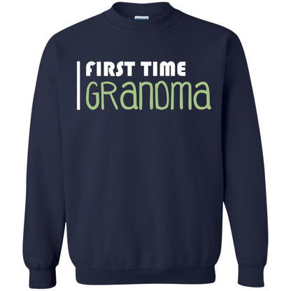 First Time Grandma Shirt Navy