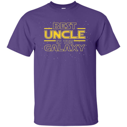 Uncle T-shirt Best Uncle In The Galaxyt-shirt Purple