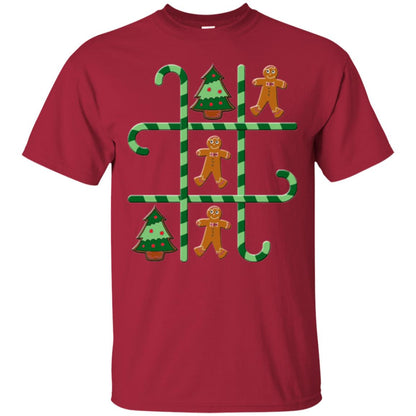 Christmas T-shirt Tic Tac Toe Board Game Cardinal