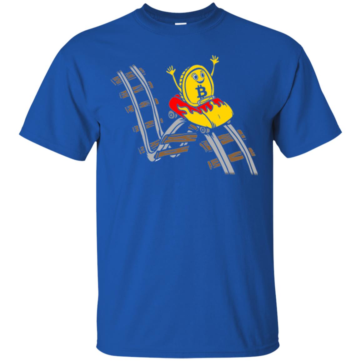 Bitcoin Rollercoaster T-shirt Royal