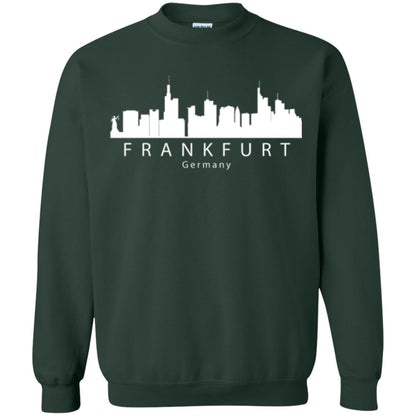 Frankfurt Germany Skyline T-shirt Forest Green