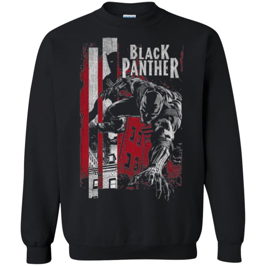 Film T-shirt Panther Lurk Graphic T-shirt Black