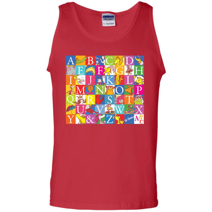 Dr. Seuss A To Z Gift Shirt For Funny Man Red
