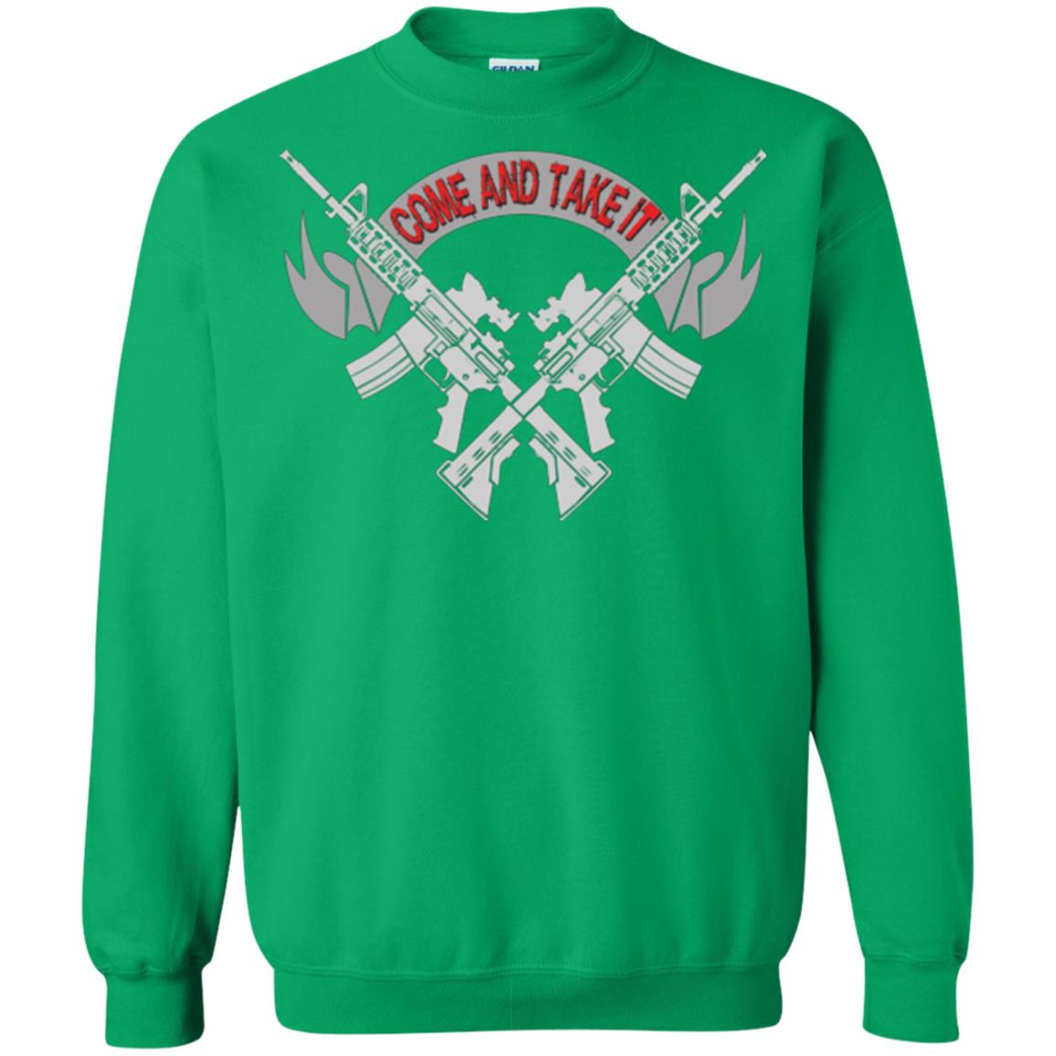 Military T-shirt Come And Take It Irish Green